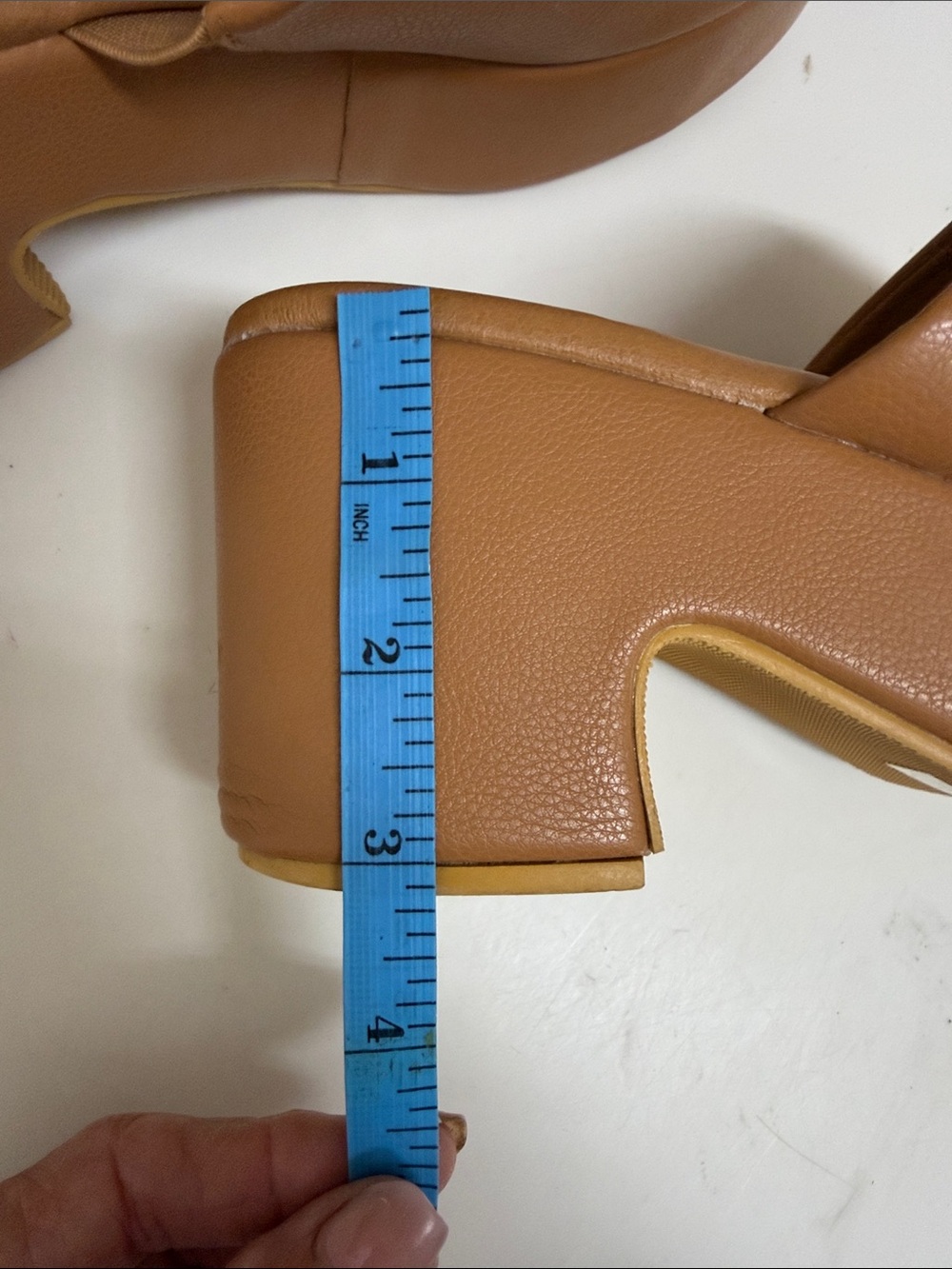 Matisse Anthropologie Women’s Tan Platform Slide Sandals - Picture 7 of 10
